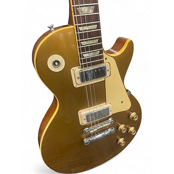 Vintage 1970 Gibson Les Paul Deluxe Gold Top Solid Body Electric Guitar
