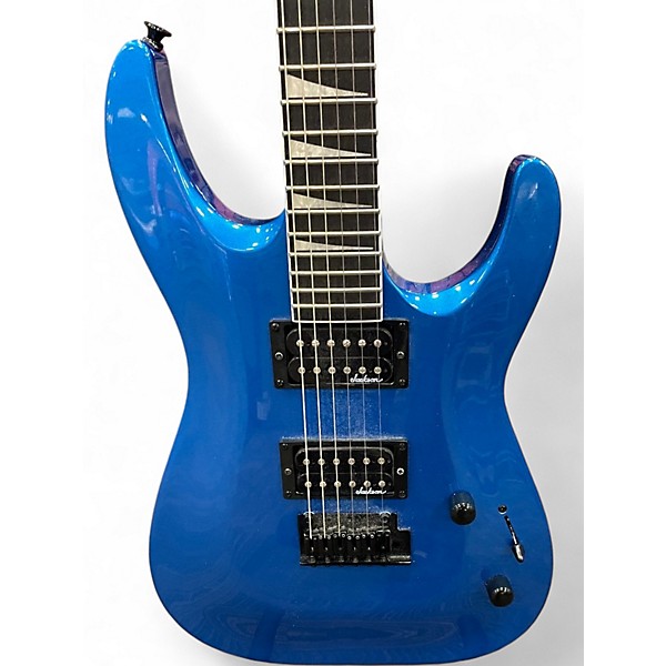 Used Jackson JS22 Dinky Blue Solid Body Electric Guitar