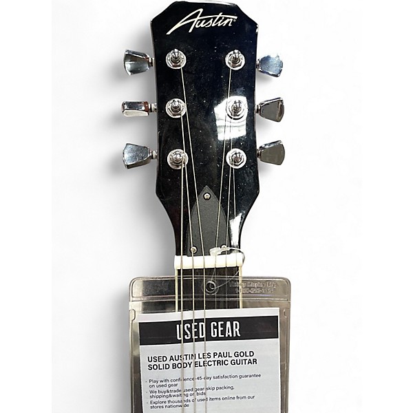 Used Austin LES PAUL Gold Solid Body Electric Guitar