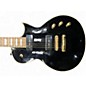 Used Harley Benton SC Custom 3 Black and Gold Solid Body Electric Guitar