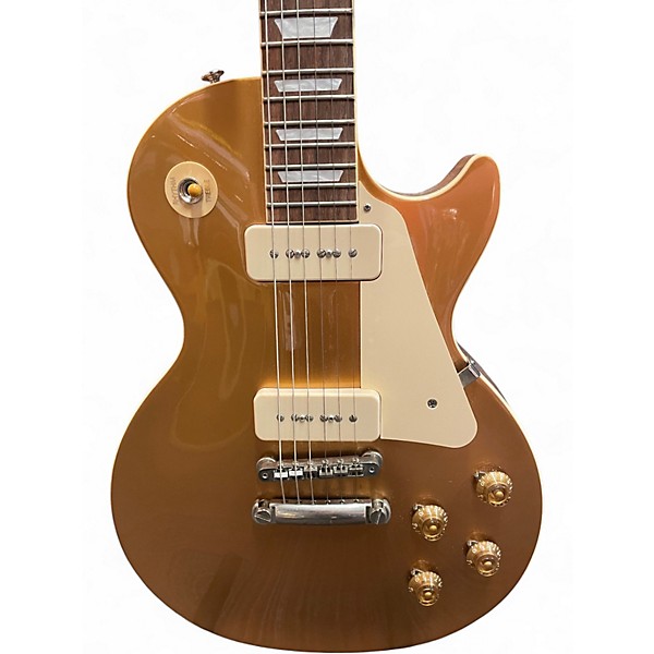 Used 2023 Gibson Les Paul Standard Gold Top Solid Body Electric Guitar