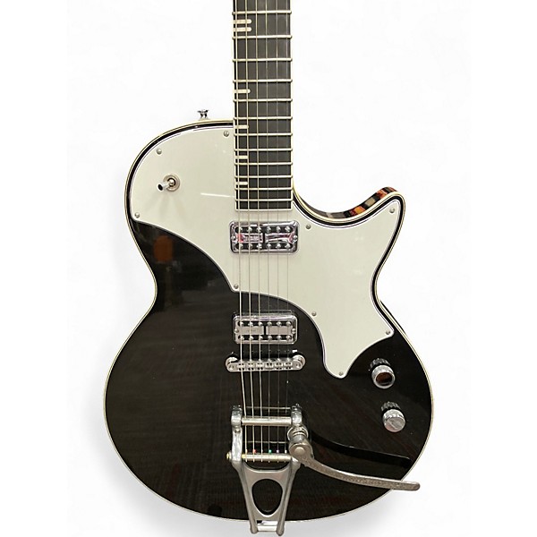 Used TV JONES Spectra Sonic Black Solid Body Electric Guitar