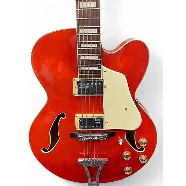 Used Ibanez AF75D Red Hollow Body Electric Guitar