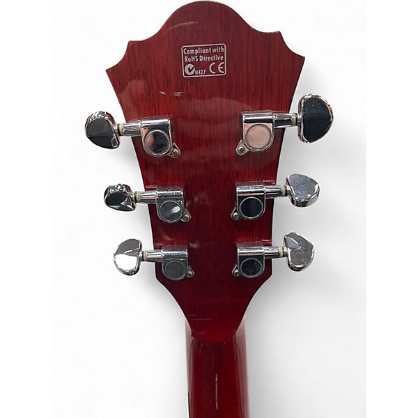 Used Ibanez AF75D Red Hollow Body Electric Guitar
