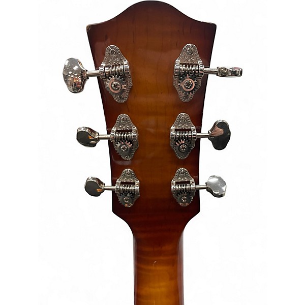 Used Godin 5th Avenue Jazz Burst Hollow Body Electric Guitar
