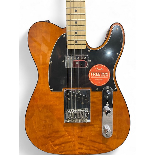 Used Squier Affinity Telecaster Natural Solid Body Electric Guitar