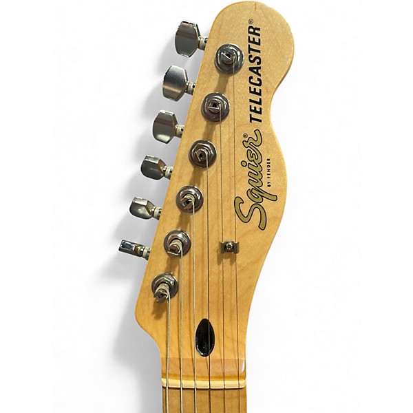 Used Squier Affinity Telecaster Natural Solid Body Electric Guitar