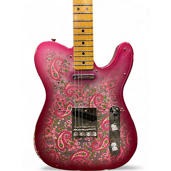 Used Fender Custom Shop Ltd. 68 Pink Paisley Tele Pink Paisley Solid Body Electric Guitar