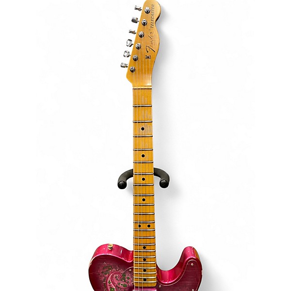 Used Fender Custom Shop Ltd. 68 Pink Paisley Tele Pink Paisley Solid Body Electric Guitar