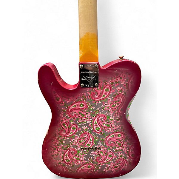 Used Fender Custom Shop Ltd. 68 Pink Paisley Tele Pink Paisley Solid Body Electric Guitar