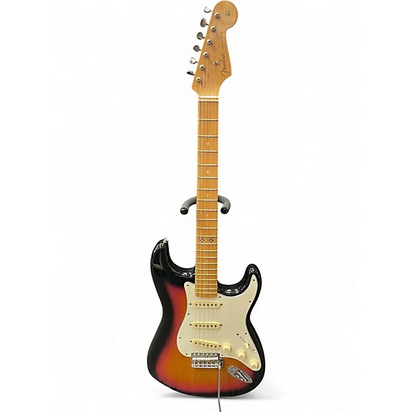 Used Fender Steve Lacey stratocaster Chaos burst  Solid Body Electric Guitar