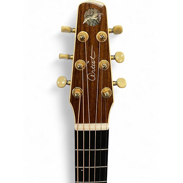 Used Seagull Artist Mosaic CW Folk Deluxe QII Natural Acoustic Electric Guitar
