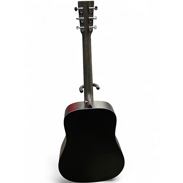 Used Martin DX Johnny Cash Black Acoustic Electric Guitar