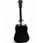 Used Martin DX Johnny Cash Black Acoustic Electric Guitar