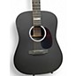 Used Martin DX Johnny Cash Black Acoustic Electric Guitar