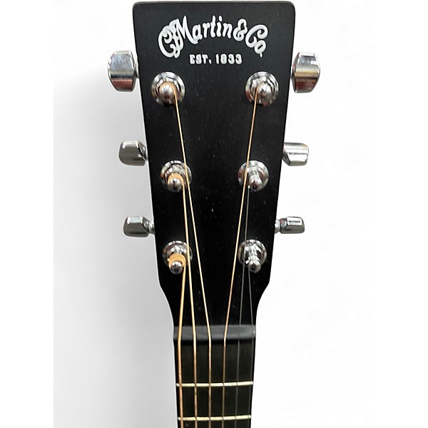 Used Martin DX Johnny Cash Black Acoustic Electric Guitar