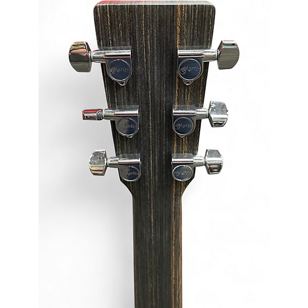 Used Martin DX Johnny Cash Black Acoustic Electric Guitar