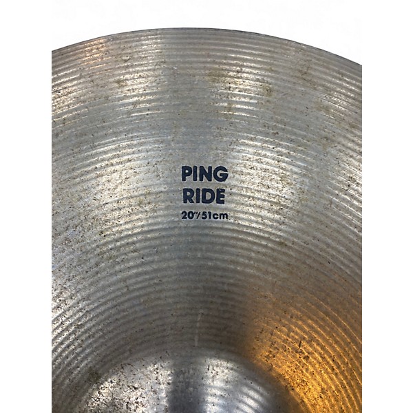 Used Zildjian 20in platinum ping ride Cymbal