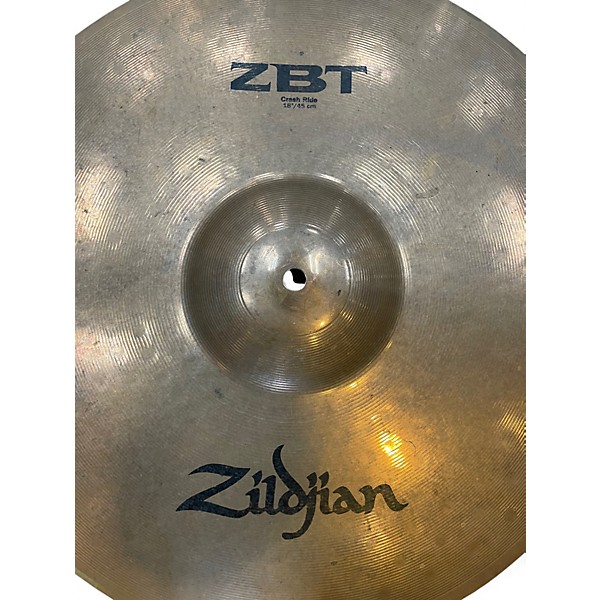 Used Zildjian 18in ZBT Crash Ride Cymbal