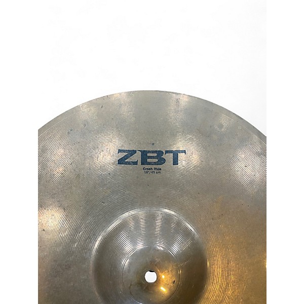 Used Zildjian 18in ZBT Crash Ride Cymbal