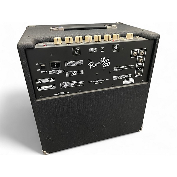 Used Fender Rumble V3 40W 1x10 Bass Combo Amp