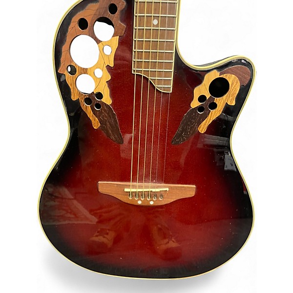 Used Ovation CS257 Celebrity 2 Tone Sunburst Acoustic Electric Guitar