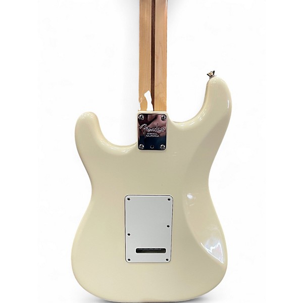 Used 2020 Fender American Professional Stratocaster SSS Antique White Solid Body Electric Guitar
