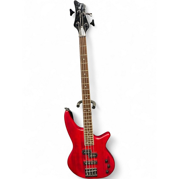 Used Jackson JS23 Spectra Bass Red Stain Electric Bass Guitar Red