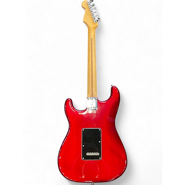 Used Fender Player Stratocaster Candy Apple Red Solid Body Electric Guitar