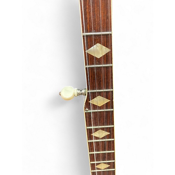 Vintage 1978 Iida closed back banjo Trans Brown Banjo