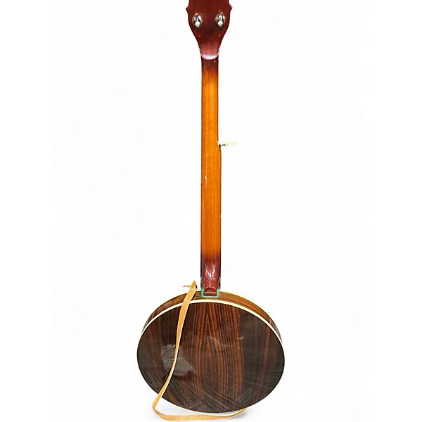 Vintage 1978 Iida closed back banjo Trans Brown Banjo