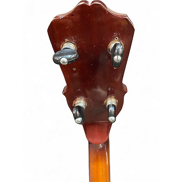 Vintage 1978 Iida closed back banjo Trans Brown Banjo