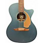 Used Fender Newporter Player Ocean Teal Acoustic Electric Guitar