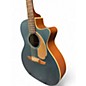 Used Fender Newporter Player Ocean Teal Acoustic Electric Guitar