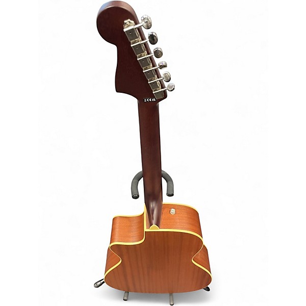 Used Fender Newporter Player Ocean Teal Acoustic Electric Guitar