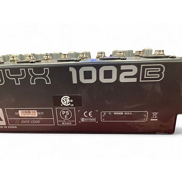 Used Behringer xenyx 1002B Line Mixer