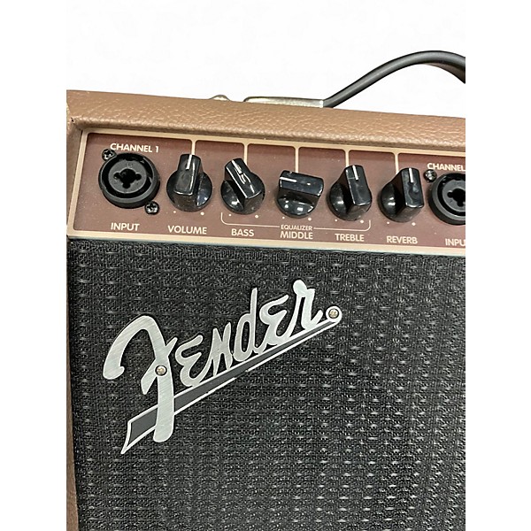Used Fender Acoustasonic Jr 40W Acoustic Guitar Combo Amp