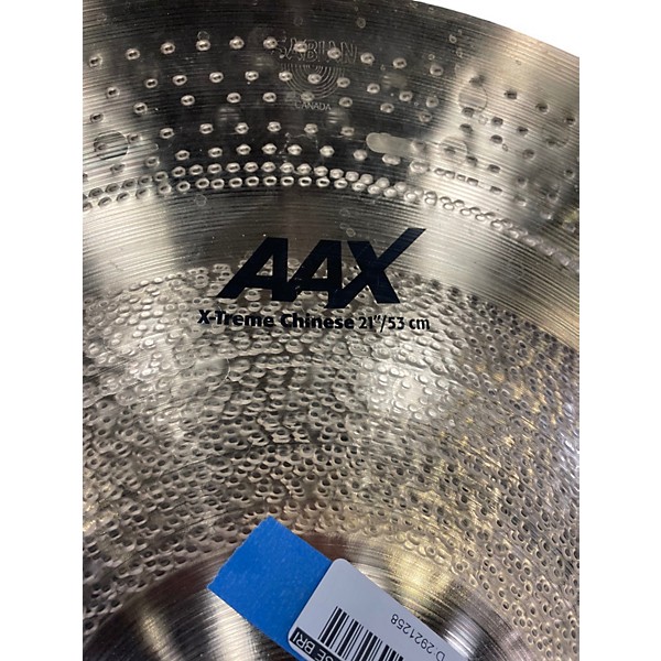 Used SABIAN 21in AAX Xtreme Chinese Brilliant Cymbal