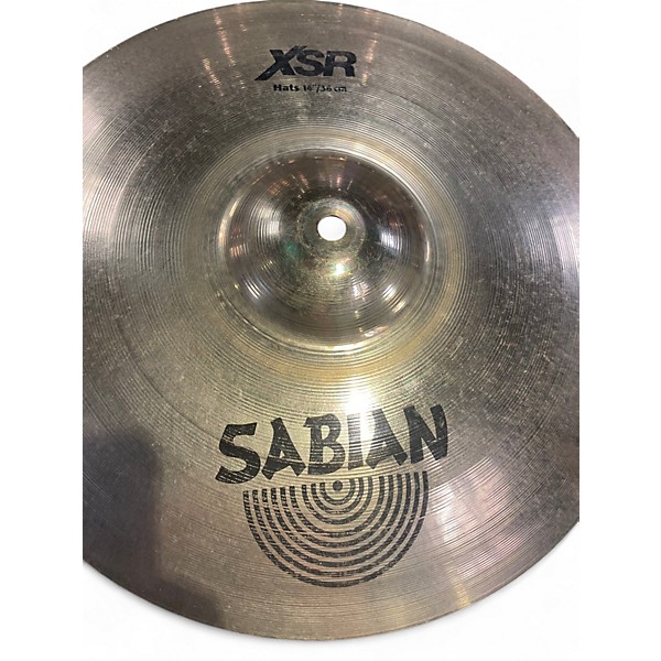 Used SABIAN 14in XSR HI HAT PAIR Cymbal