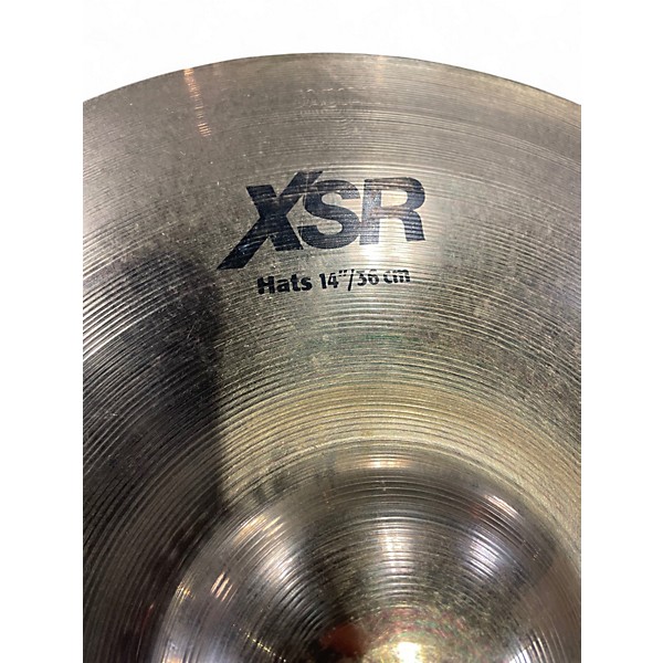 Used SABIAN 14in XSR HI HAT PAIR Cymbal