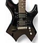 Used 2002 B.C. Rich Bronze Series Warlock Black Solid Body Electric Guitar
