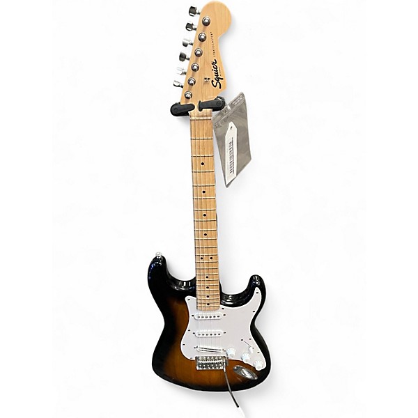 Used Fender squier 2 Color Sunburst Solid Body Electric Guitar