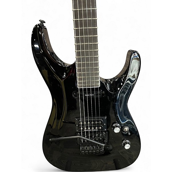 Used ESP LTD HORIZON CUSTOM 87 Black Solid Body Electric Guitar