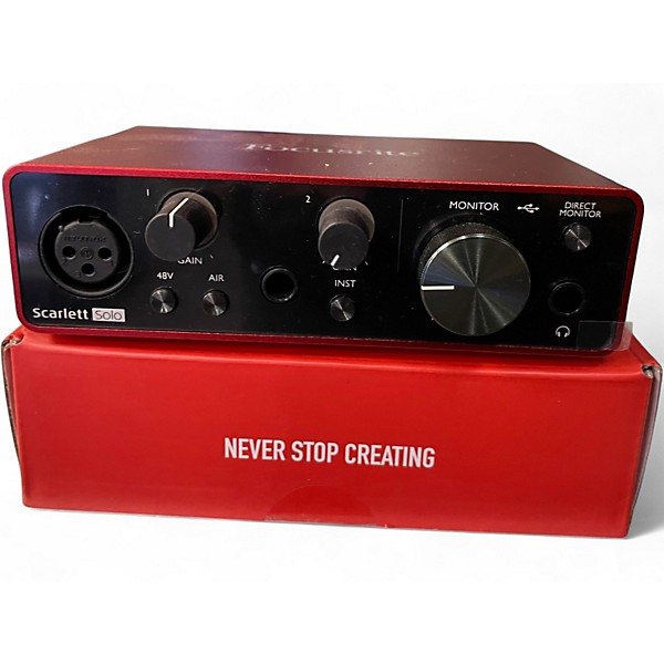 Used Focusrite Scarlett Solo Gen 3 Audio Interface