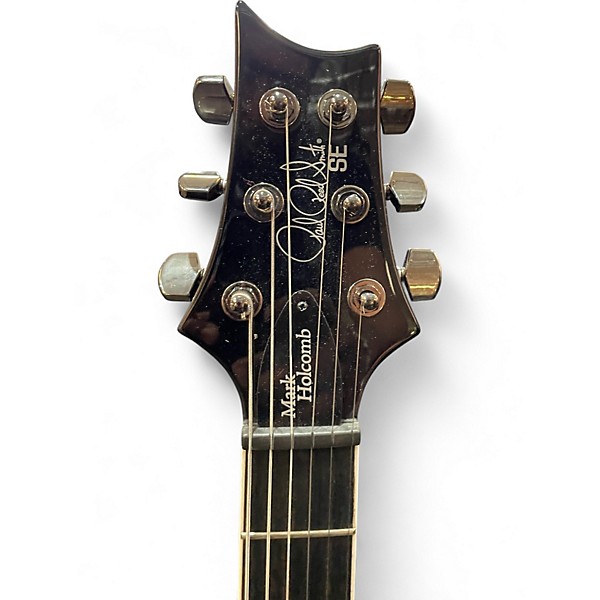 Used PRS SE Mark Holcomb Trans Black Solid Body Electric Guitar
