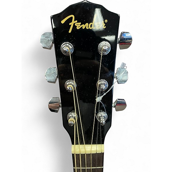 Used Fender DG60 Black Acoustic Guitar