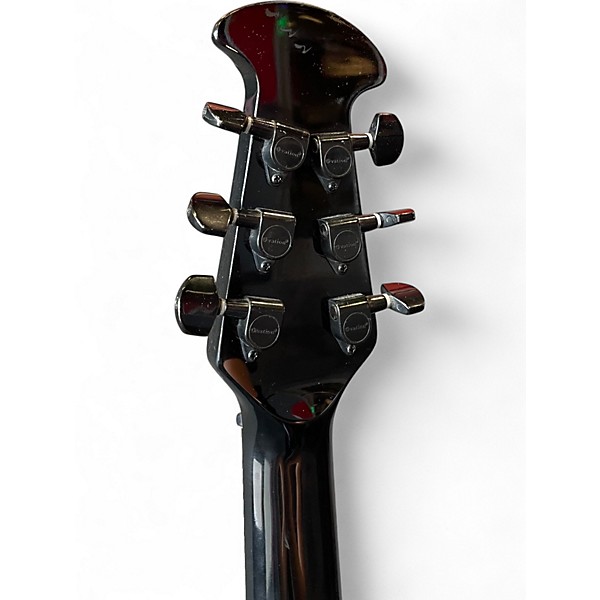 Used Ovation Celebrity MT37 - Mick Thompson Signature Black Acoustic Guitar