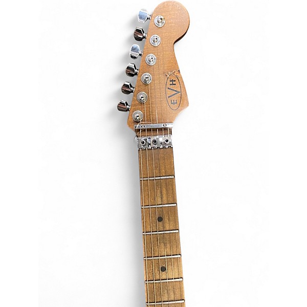 Used EVH Frankenstein Series Relic White Solid Body Electric Guitar