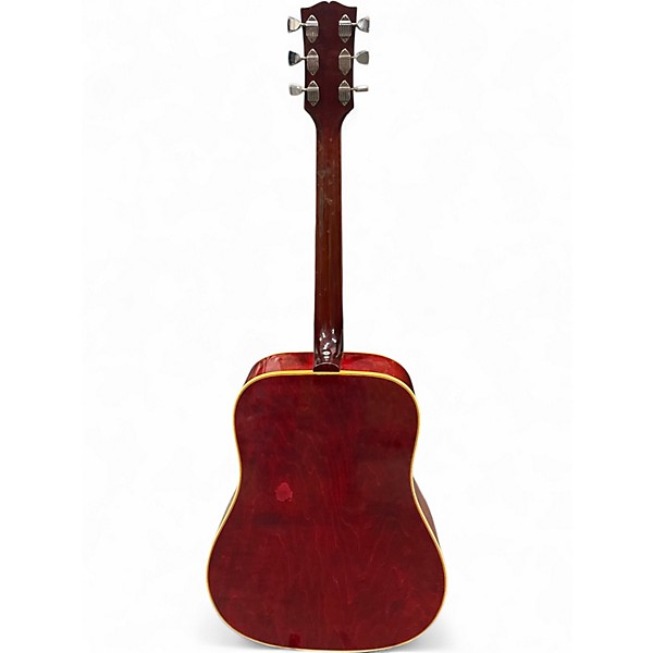 Vintage 1968 Gibson Dove Cherry Sunburst Acoustic Electric Guitar