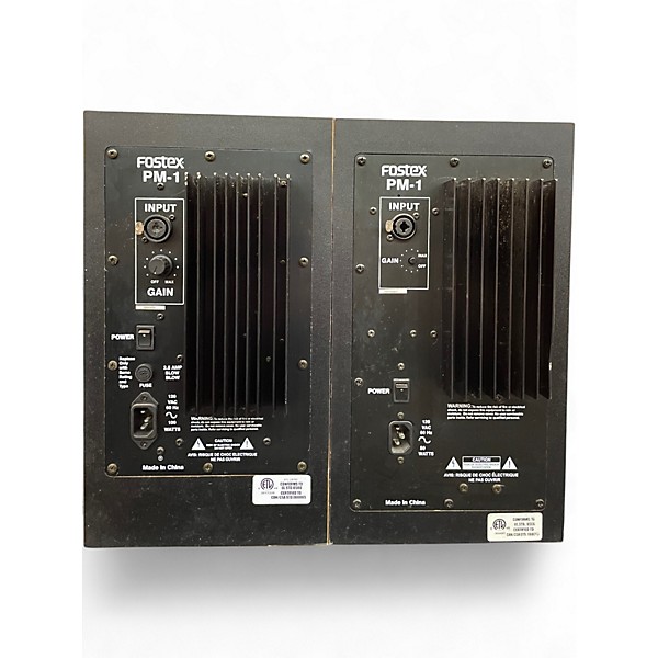 Used Fostex PM-1 PAIR Powered Monitor